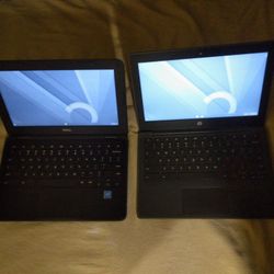 Dell 11 3180 And Hp 11 AG8 Ee  Chromebooks