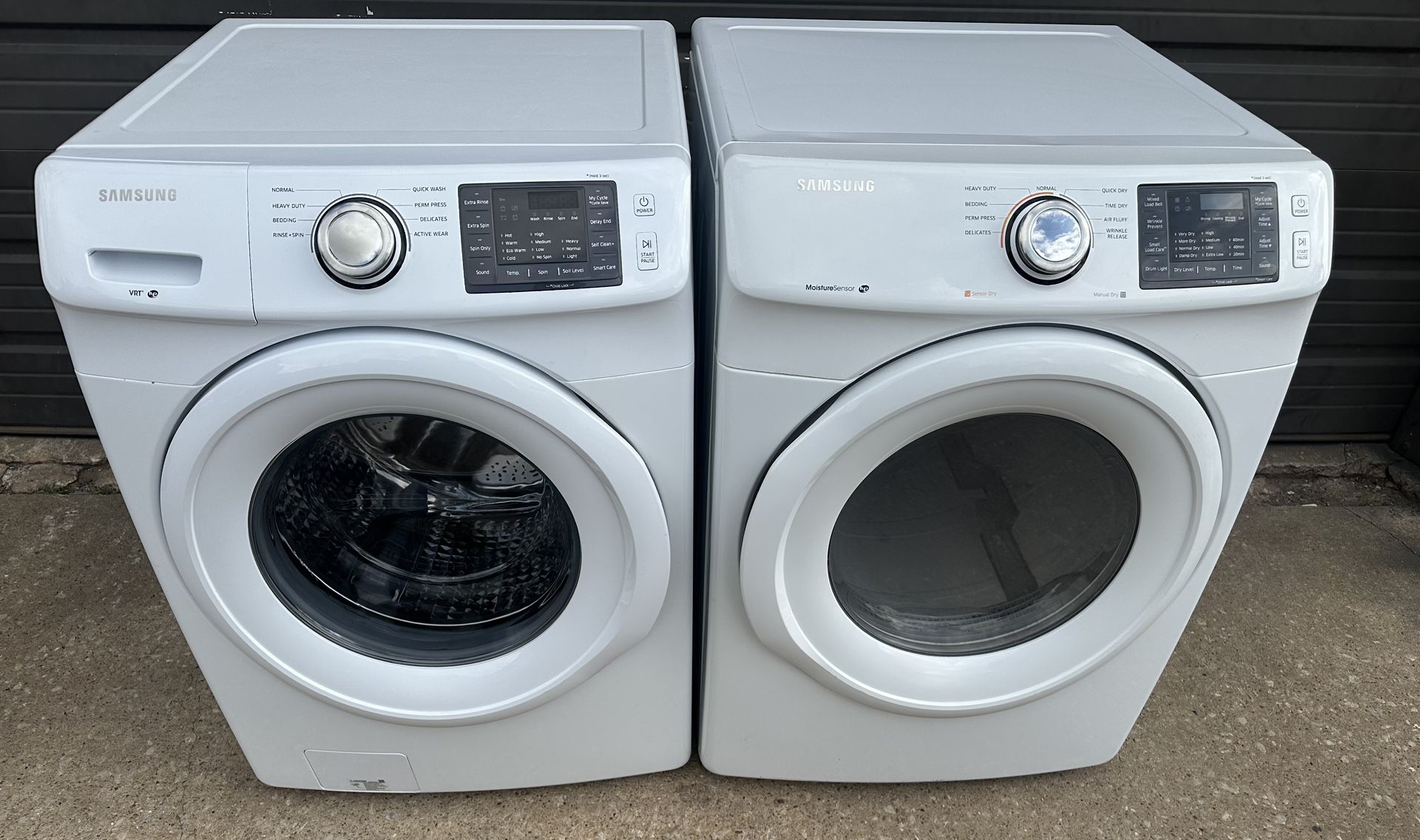 Samsung “stackable” Front Load Washer/Electric Steam Dryer (can deliver)