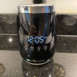 PureGuardian SPA260 Deluxe Ultrasonic Aromatherapy Oil Diffuser with Alarm Clock