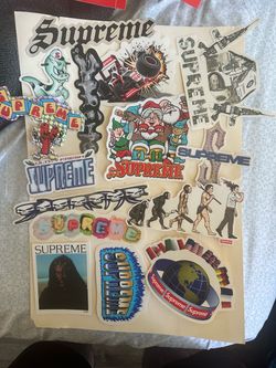 Supreme stickers