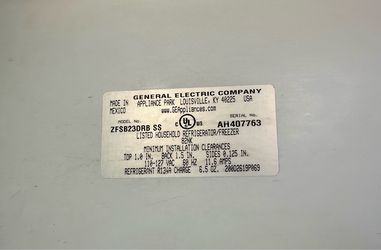 GE Monogram 23 Cu. Ft. Built-In Side-by-Side Refrigerator