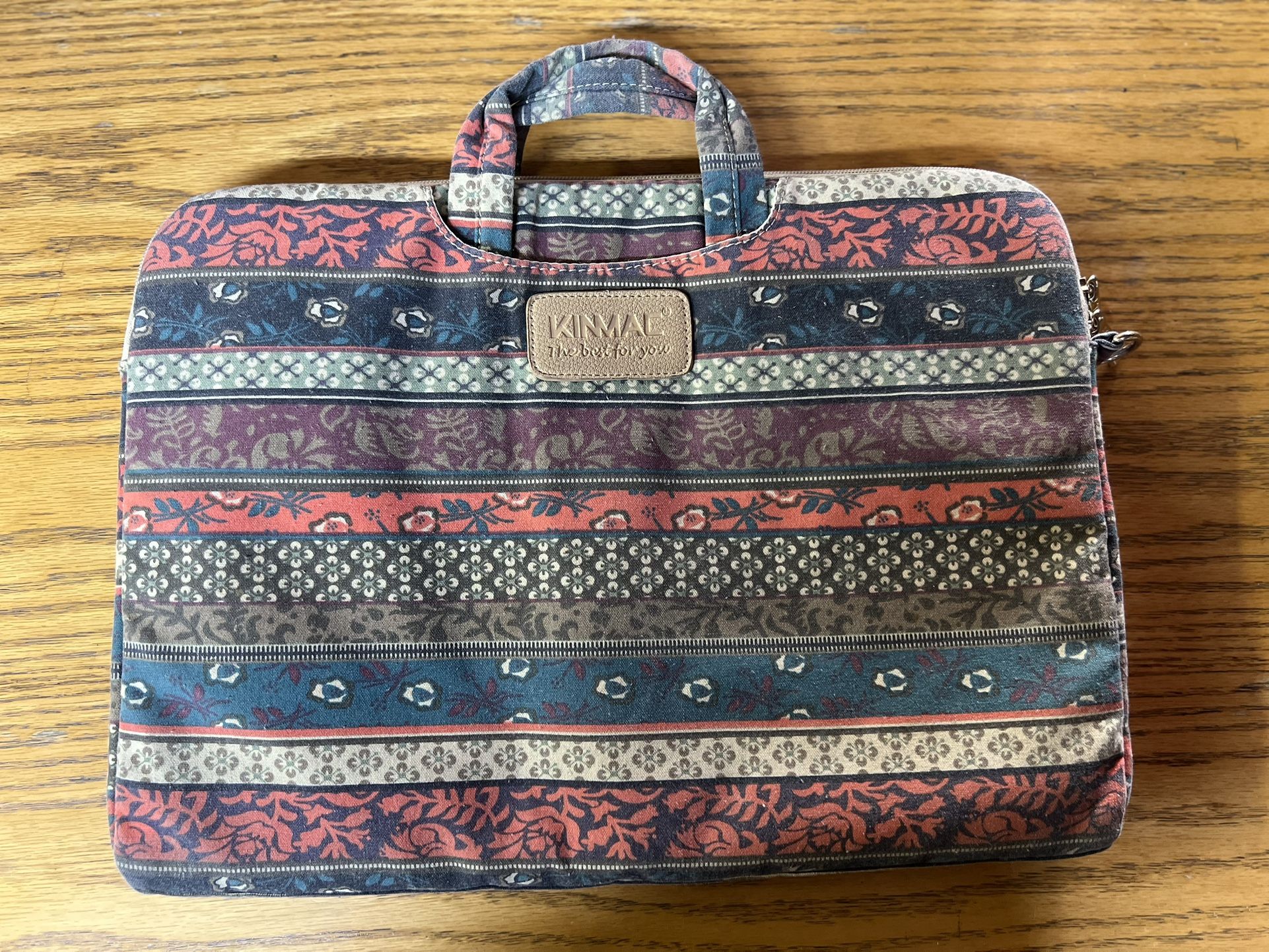 Kinmac Geometric Stripes Laptop Soft Case Full Zip