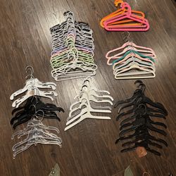 Set of 65 Baby/Toddler/Little Kid Hangers