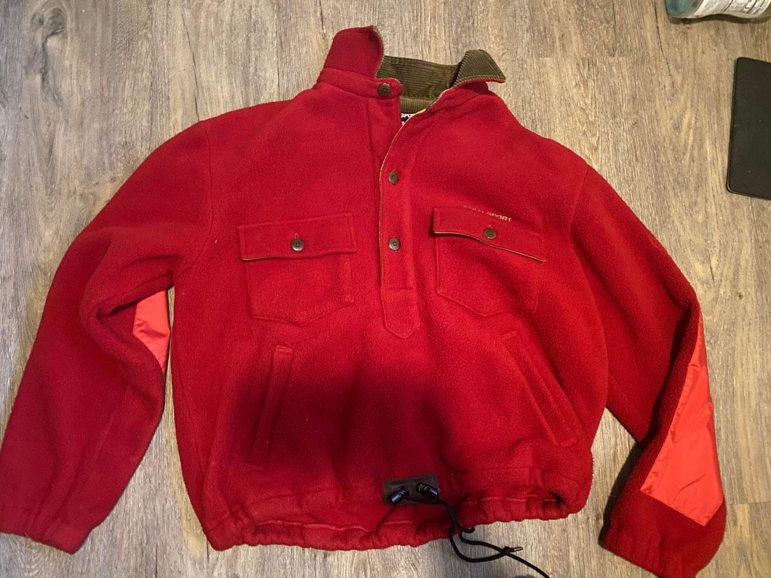 Vintage Red Polo Sport Fleece