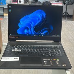 Brand New ASUS Tuf Gaming Laptop, Lighted Keyboard, AMD Ryzen 5, NVDIA GeForce RTX Graphic Card 2050, 8GB Ram, 512GB SSD Storage, Comes With Charger