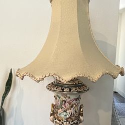 Antique Porcelain French Lamp 