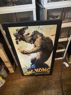 King Kong Poster In Frame 
