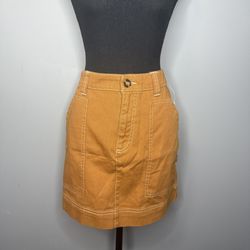 Old Navy Women's Tan Midi Skirt