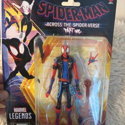 NEW  Hasbro Spider Man Across the spider- verse Marvel legends 6 inch Action figure  Spider punk 