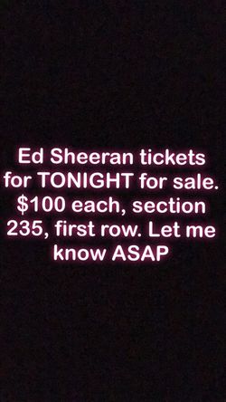 Ed Sheeran concert