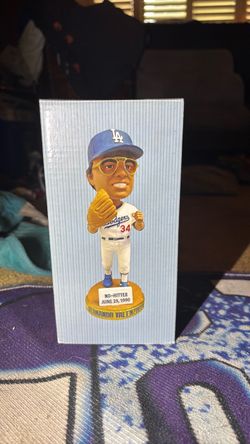 50th anniversary of Dodger Stadium Fernando Valenzuela, no hitter bobble head