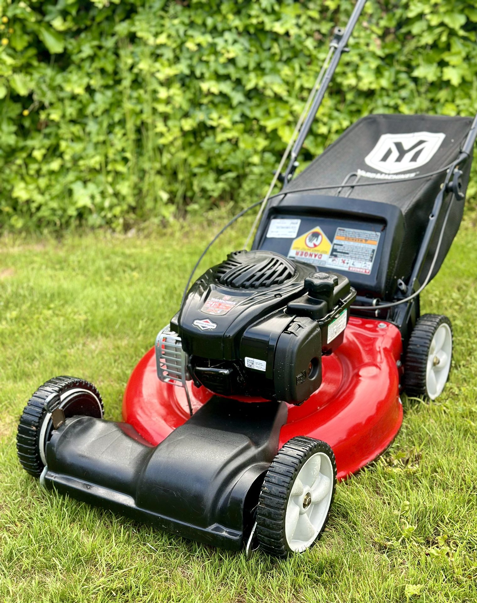 Lawn Tractor Yard Machine Lawn Mower Grass Catcher Dvi Manual Push