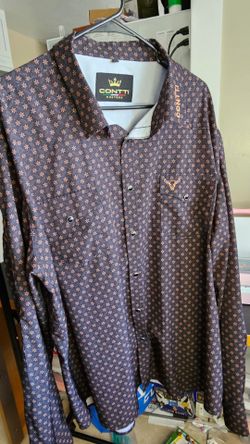Contti Western Long Sleeve Button-Up Shirt 3X