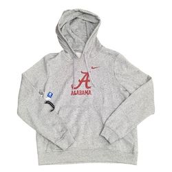 Nike Women's Alabama Crimson Tide Grey Hoodie Medium 
