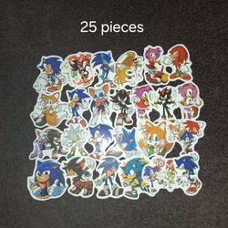 Sonic 25 Piece Stickers $5 For All 