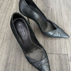 Aldo Silver Pumps