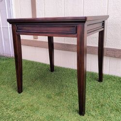 Dark Wood Side Table