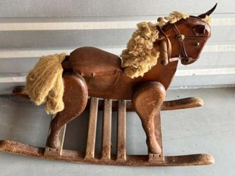 Leather Saddle Yarn Mane Nursery Decor Rustic Local Pickup Only