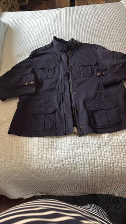 Womens Like New Jacket, Navy Blue