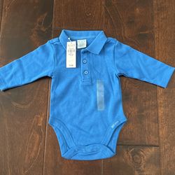Blue Baby Romper