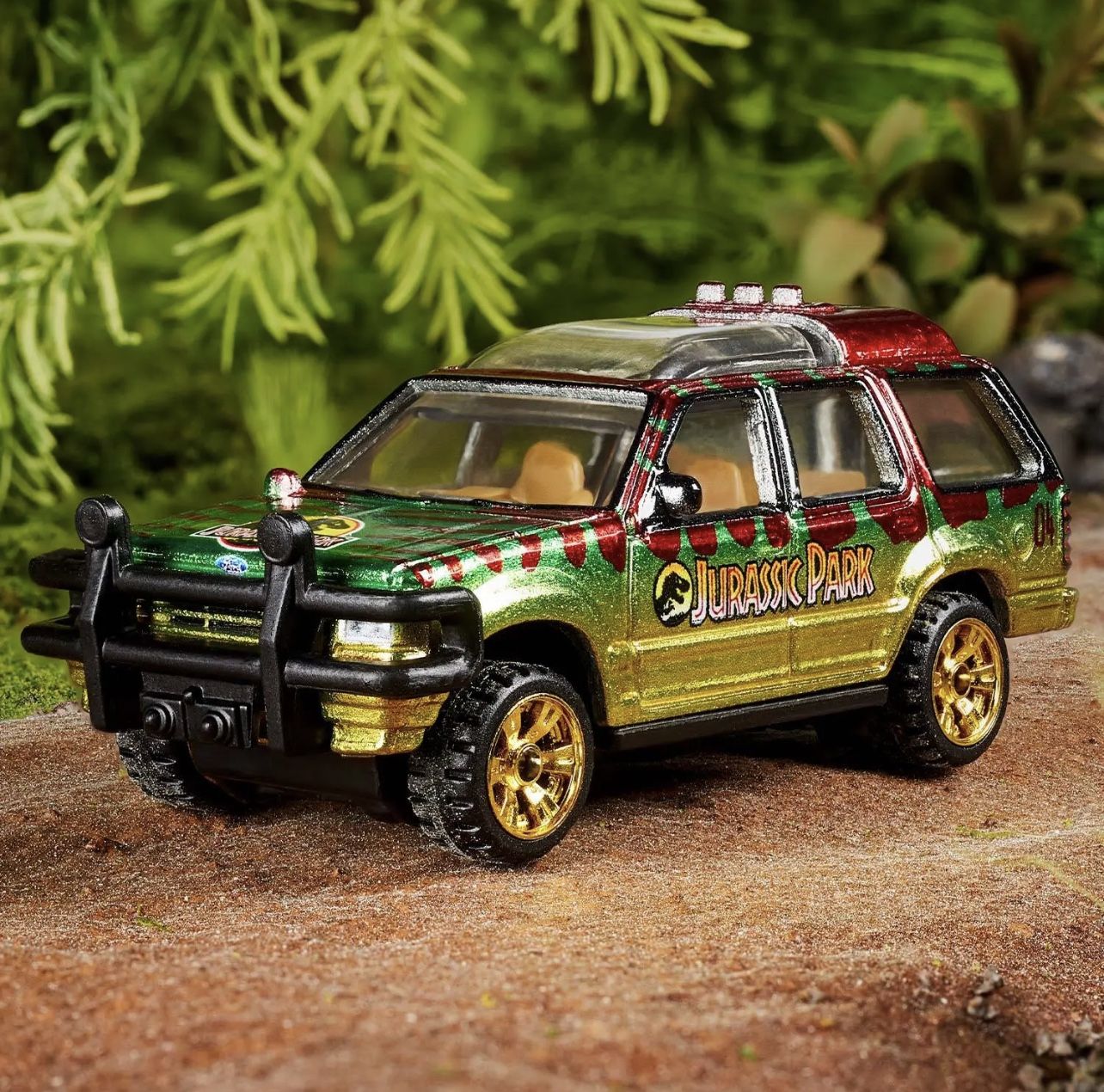 NEW! Matchbox Jurassic Park 1993 Ford Explorer Mattel Creation Exclusive