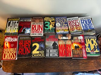Set of 14 James Patterson Paperback Books all for $15