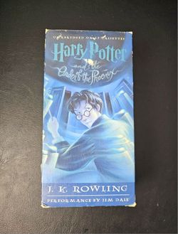 Harry Potter Order of the Phoenix JK Rowling Audio Book 17 Cassette Tape Set