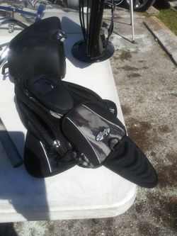 Gas tank motorcycle bag homes by magnet lot of pockets