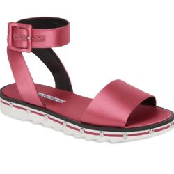 Charles David Satin Shimmer Sandals