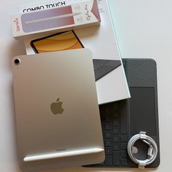 Apple IPad Air 11” ( M2 chip / 2024 Model) 512GB / 1TB with pen, Logitech keyboard & Accessories 