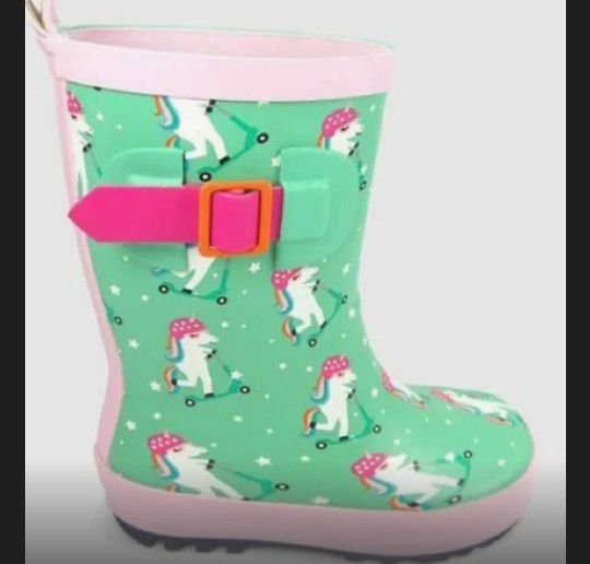 Unicorn Boots Garden Toodler Girl Size 7-8