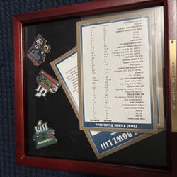 Super Bowl Pins 