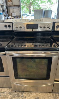 Stainless Steel Kenmore Electric Stove GlassTop