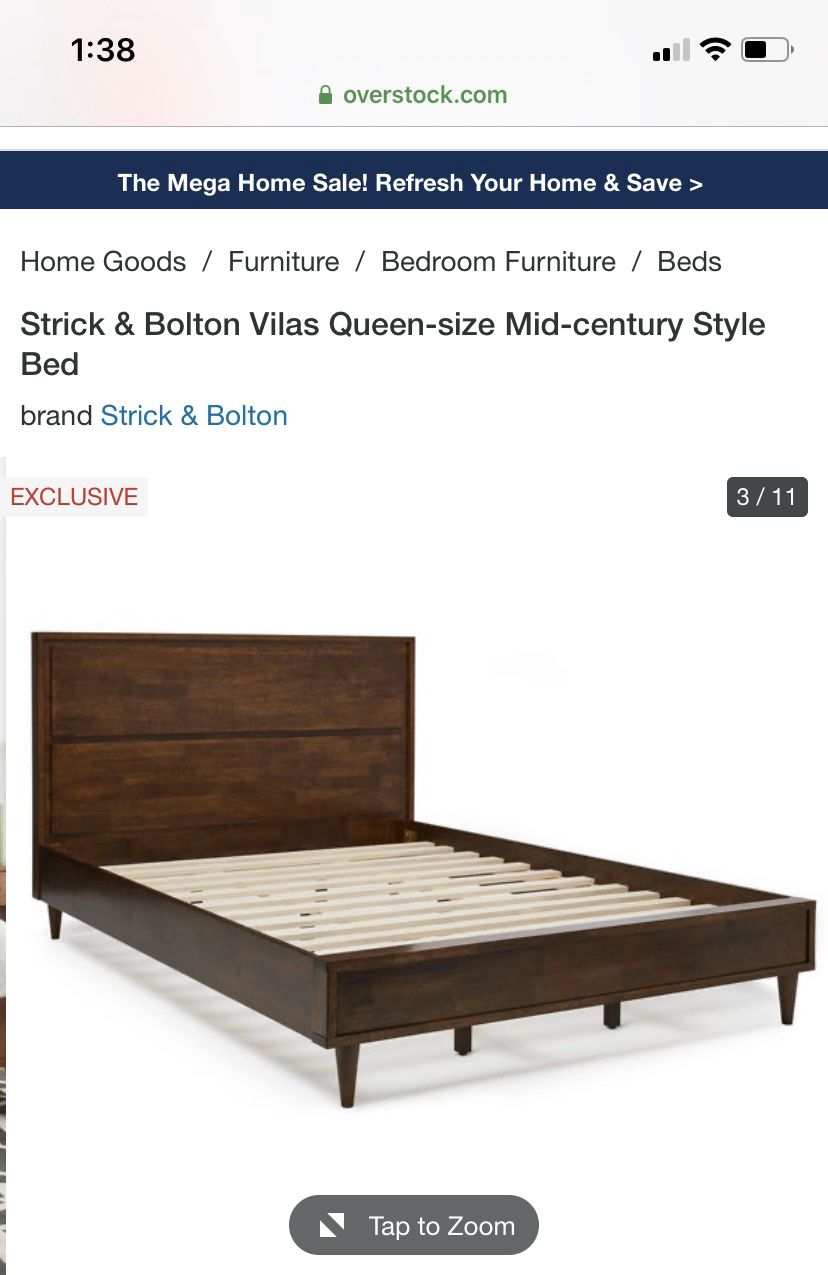 Mid Century Modern Bed Frame