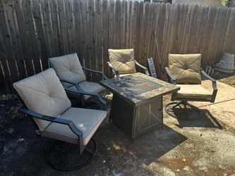 Back yard furniture
