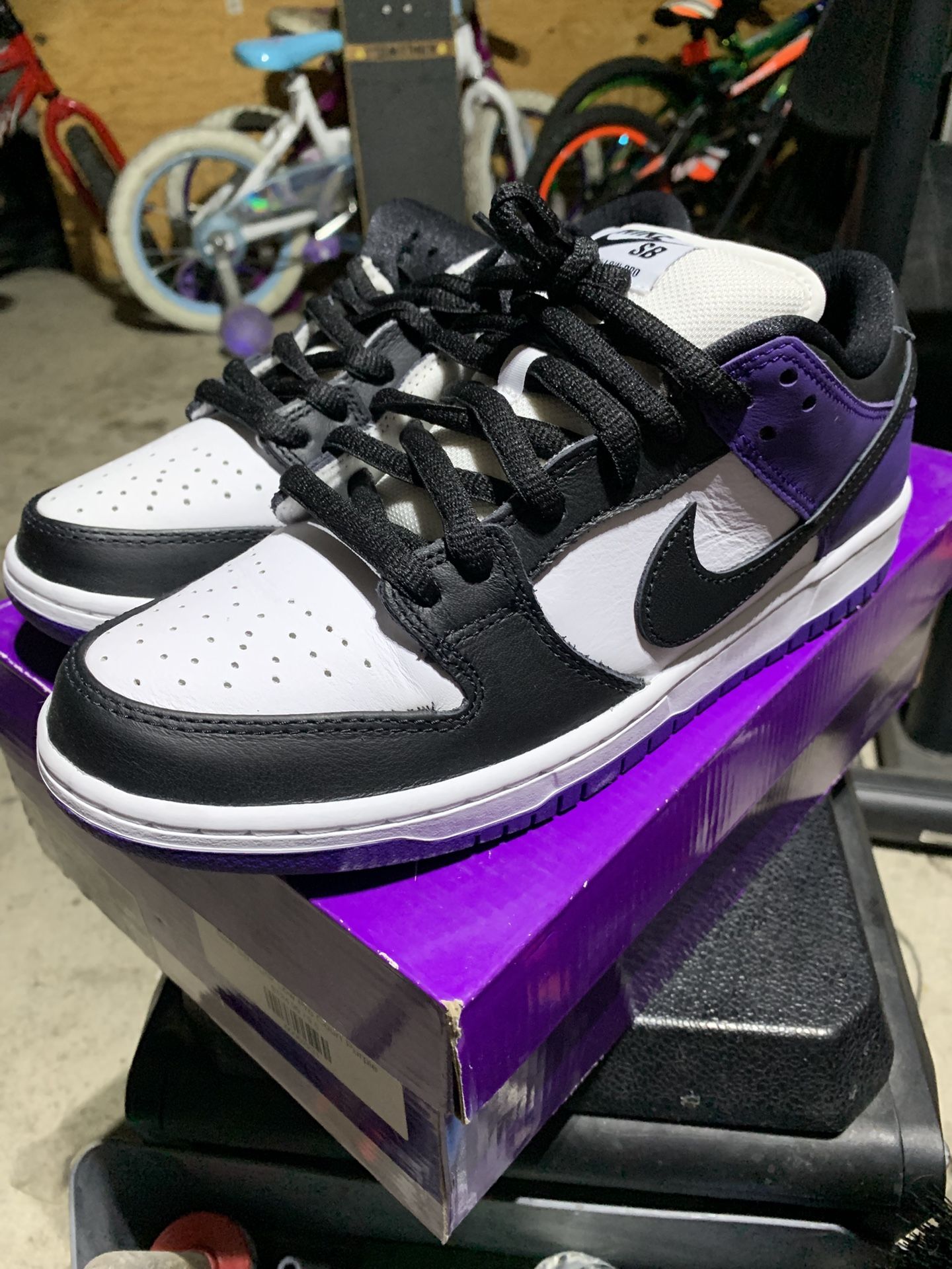Brand New Nike Sb Dunk Court Purple Size 9.5