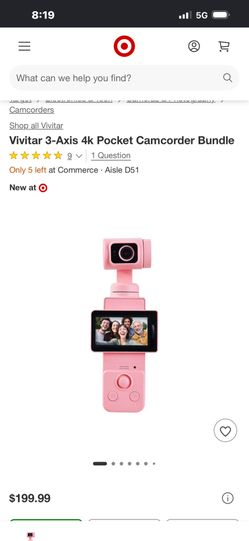 3 Axis Gimbal Camcorder