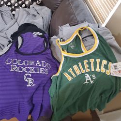 Colorado Rockies & Oakland Athletics Tank Tops New With Tags 7 For $20
