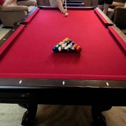 Pool Table And Accessories 