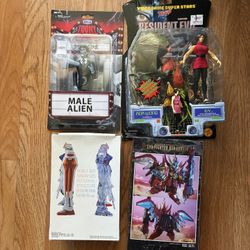 Video game Superstars Ada Wong Became Toony Make Alien His Fighter Gundam Seed Lot of 4