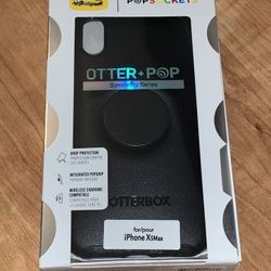 iPhone XS MAX Black Pop Symmetry Slim iPhone Case