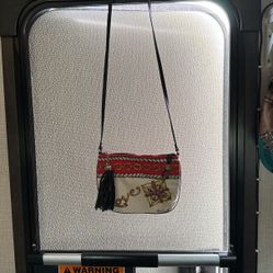 Brighton Crossbody, Small Fabric Jeweled Bag