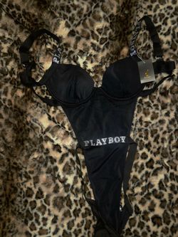 Black XL Playboy swimsuit- never worn