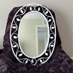 Mirror With Wrought Iron Frame