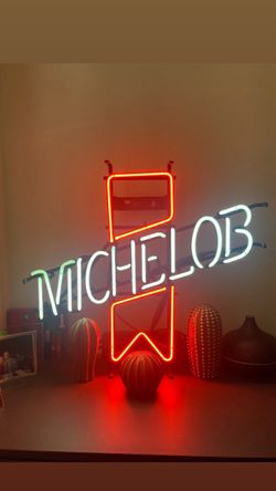 Vintage authentic Michelob neon
