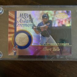 MLB Award Ceremony Card Of Albert Belle