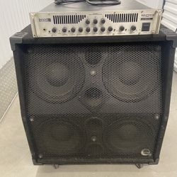 Fender 800 PRO Bass Amplifier Head and Bassman 410 PRO Cabinet