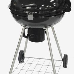 New Mr. Bar-B-Q 22-in W Black Kettle Charcoal Grill
