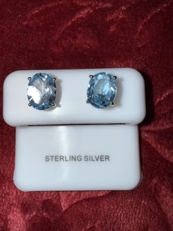 Earrings Blue 4 ct.