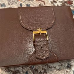 Rolex Day Date President Leather & Wood Watch box 